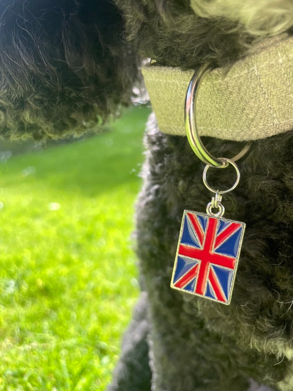 Union Jack Kragen Anhnger | Britische Flagge Hundehalsband Zubehr | Union  Flagge Hund Anhnger | Vereinigtes Knigreich Kragen Dekoration - Etsy.de