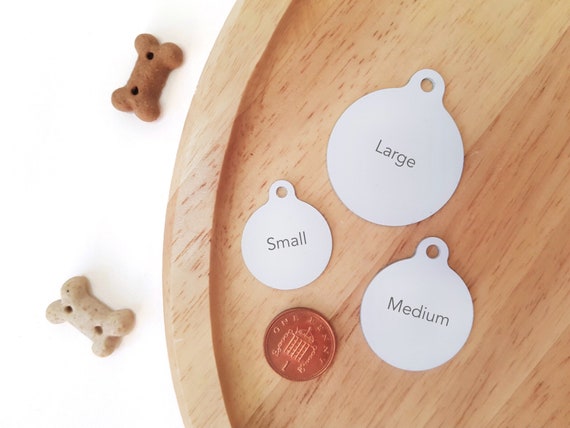 Etichette Ricamate Con Nome Del Cane Con Fiori Personalizzati - Foto 5