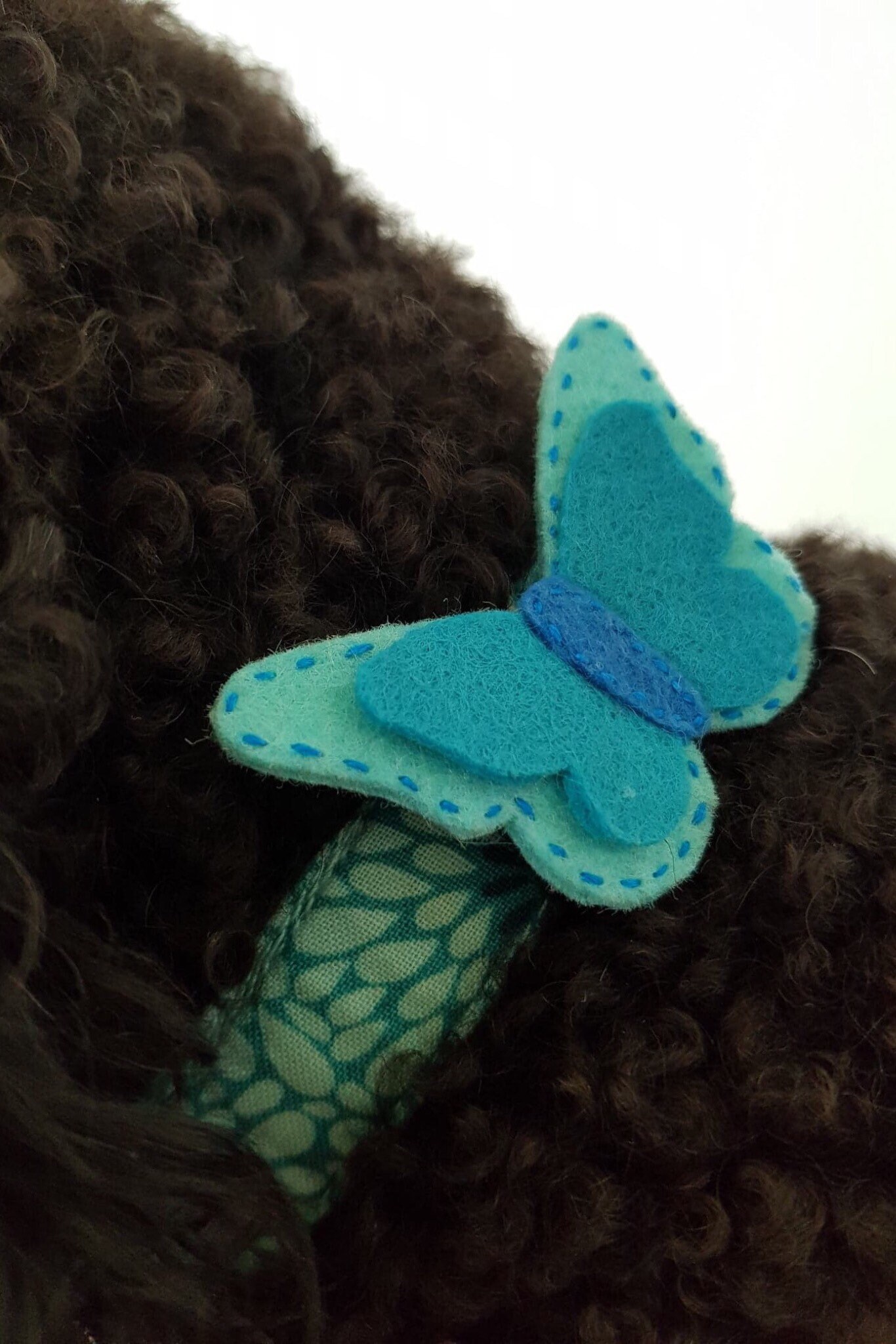 Butterfly Dog Collar Accessory Blue Butterfly for Dogs | Etsy