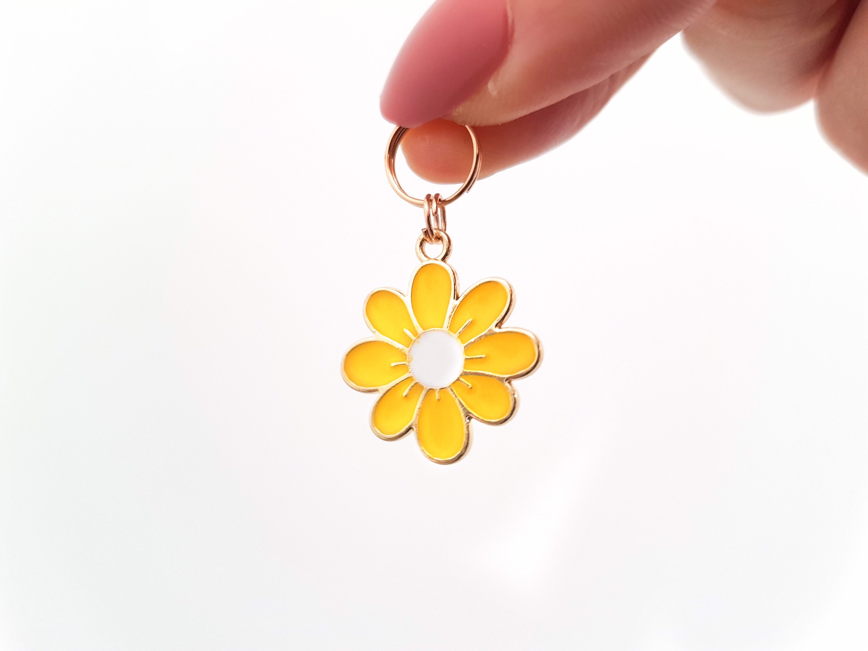 Flower Collar Charm | Flower Dog Tag Accessories | Daisy Pet