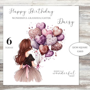 Great-Granddaughter 8th Birthday Card Age 8 Have A Lovely Day Nail - View #11