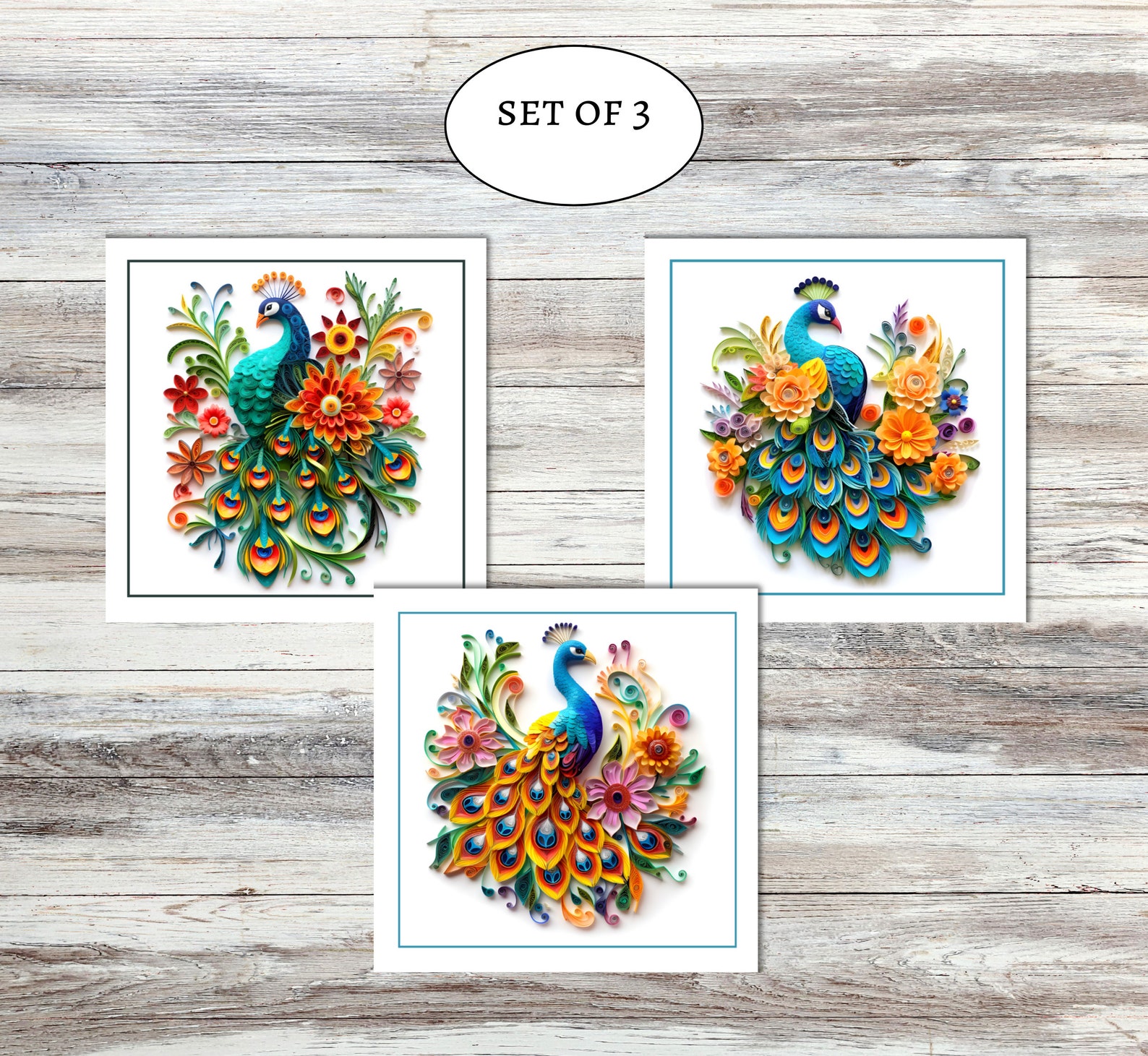 Blank Notelets, Birthday Card, Thank You Card, Get Well Card Blank ...