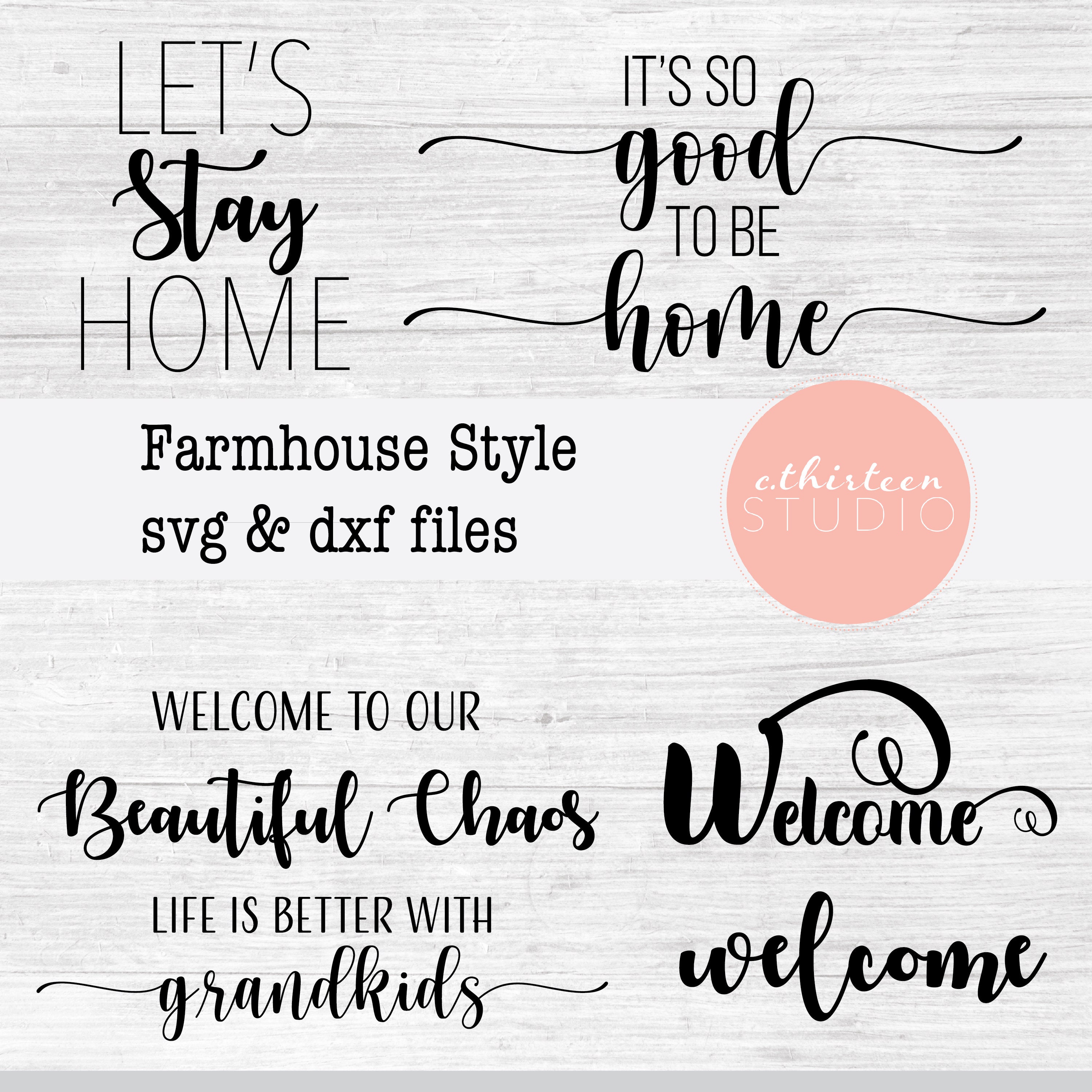 Download 6 Farmhouse Living Room Family Room Entryway Svg And Dxf Etsy