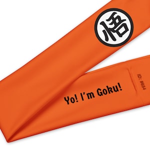 Personalized Goku Kanji Headband -  DBZ Goku Symbol