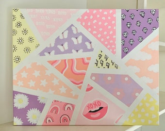 Lovely girly canvas painting ideas Girly Canvas Paintings Etsy