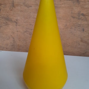 Luca&#39;s choice 1980s Wobbly Yellow Vintage Table Light