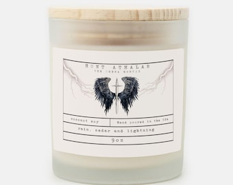 Hunt Athalar Scented Candle | Rain, Cedar & Lightning | Crescent City