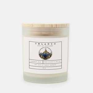 Velaris Candle | acotar, acomaf, Book Lover Candle, Book Scented Candle, Literary Candle, Book Inspired Candle, Book Candle Scent
