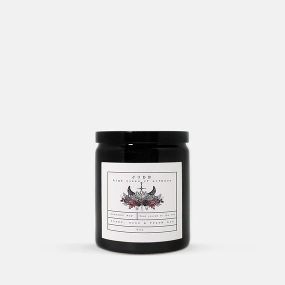 Jude Duarte Candle | Cruel Prince | Book Lover Candle, Book Scented Candle, Literary Book Inspired Candle, Book Candle Scent | Wicked King