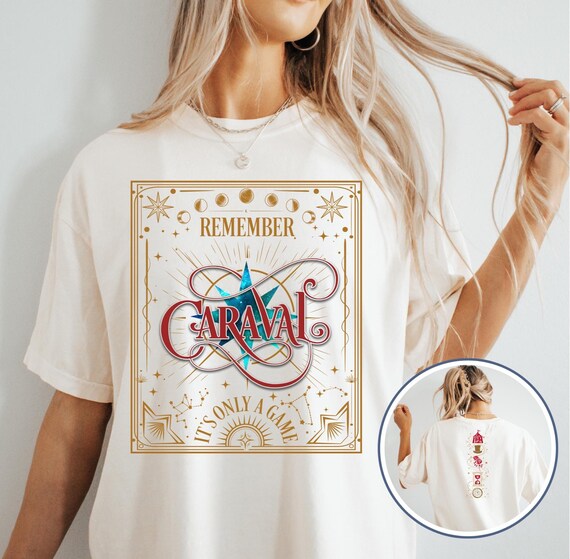 Caraval T-shirt | Legendary Gift | Finale | Book Lover Gift Idea | Bookish Gift | Comfort Color Tee | Booktok Merch | Caraval gift ideas
