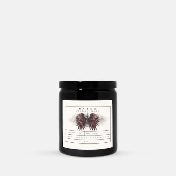Raihn Book Scented Candle | Serpent & the Wings of Night Scent