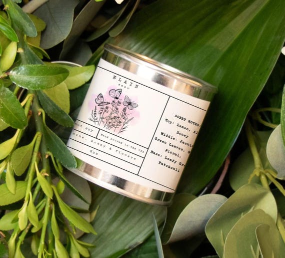 Elain Candle | acotar, acowar, Book Lover Candle, Book Scented Candle, Literary Candle, Book Inspired Candle, Book Candle | Honey Floral