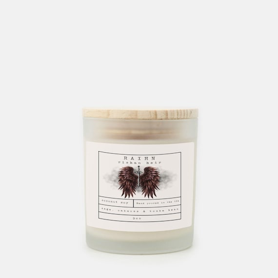 Raihn Candle | Serpent & the Wings of Night | Book Lover gift, Book Scented Candle, Literary Candle, Book Inspired Candle Scent, Nyaxia