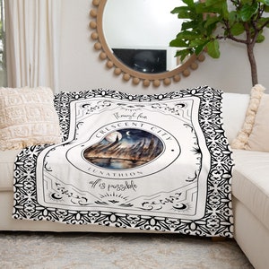 crescent city reading blanket bookish gift