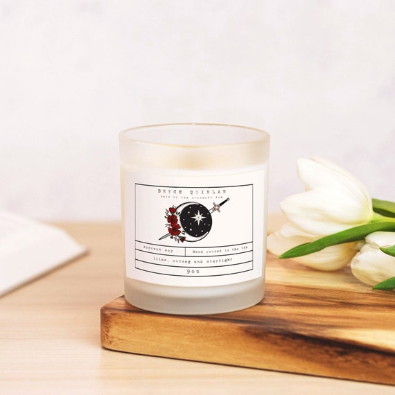 Bryce Quinlan Candle | HoEaB, HoSaB, Book Lover Candle, Book Scented Candle, Literary Candle, Book Inspired Candle Scent | Crescent City