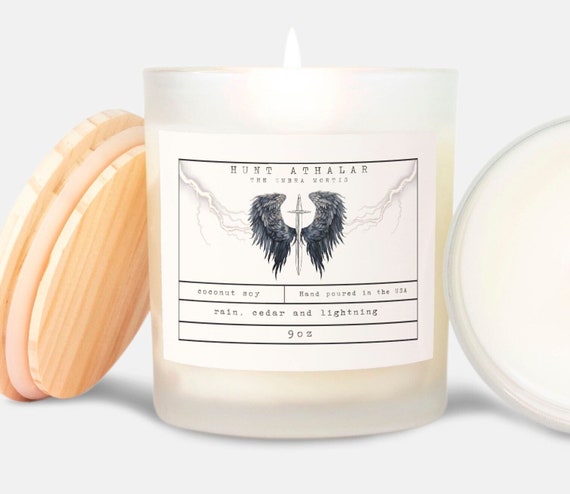 Hunt Athalar Candle | HoEaB, HoSaB, Book Lover Candle, Book Scented Candle, Literary Candle, Book Inspired Candle Scent | Crescent City