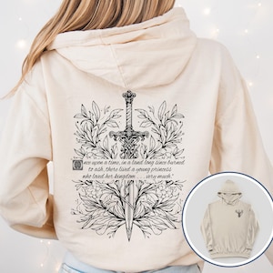 Feuerherz Hoodie | Thron aus Glas, Aelin Galathynius Buchliebhaber Geschenk