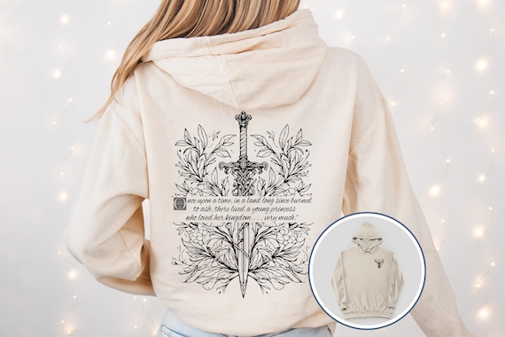 Fireheart Hoodie | TOG Gift | Throne of Glass | Book Lover Gift Idea | Bookish Gift | Comfort Color Hooded | Booktok | Aelin Galathynius