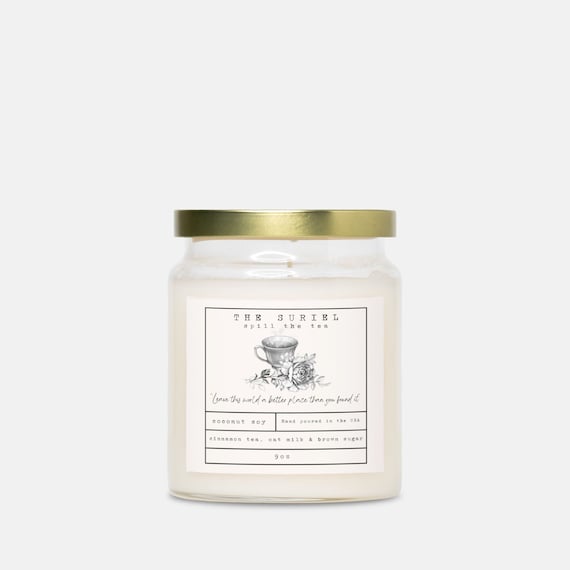 The Suriel Candle | acotar, acomaf, Book Lover Candle, Book Scented Candle, Literary Candle, Book Inspired Candle, Book Candle Scent