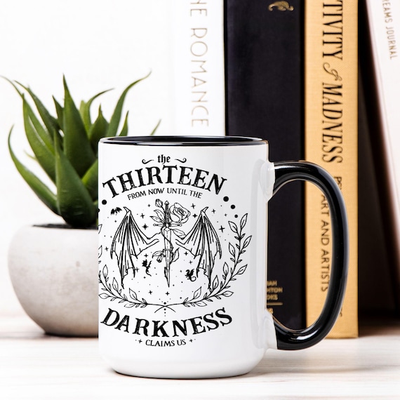 The Thirteen Mug | Throne of Glass | Book Lover gift | Ironteen Witches | Literary Inspired, Bookish merch | BookTok | Manon Blackbeak