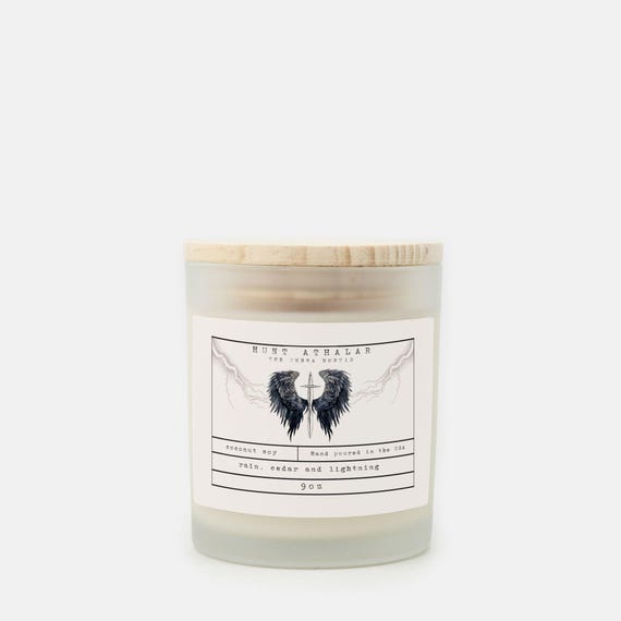 Hunt Athalar Scented Candle | Rain, Cedar & Lightning | Crescent City