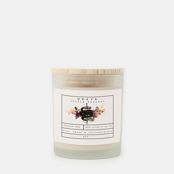 Oraya Candle | Serpent & the Wings of Night | Book Lover gift, Book Scented Candle, Literary Candle, Book Inspired Candle Scent, Nyaxia