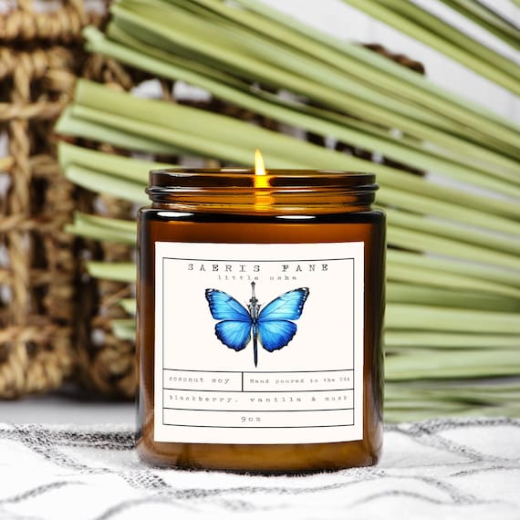 Saeris Fane Candle | Quicksilver | Book Lover Candle, Scented Candle, Literary Candle, Book Inspired Candle | Little Osha | Fae & Alchemy