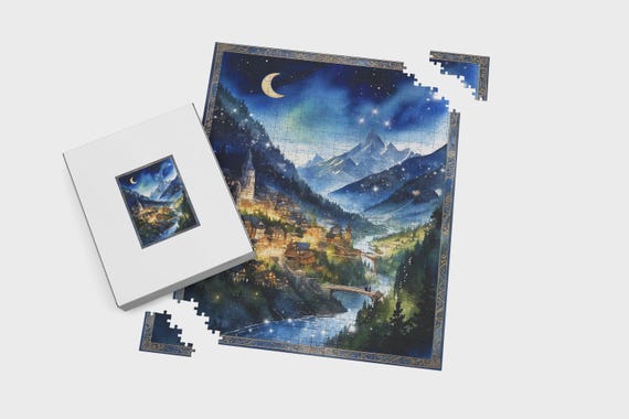 Velaris Jigsaw Puzzle 1000 piece | City of Starlight ACOTAR Bookish Gift