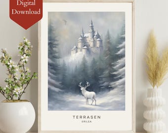 Terrasen Lord of the North Art Print - Throne of Glass Fanart (Digital Download)