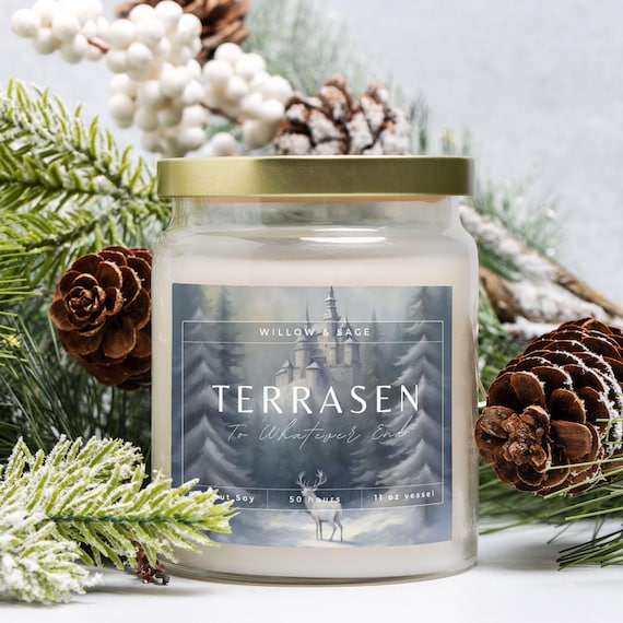 Terrasen Scented Candle | Throne of Glass, Book Lover Gift