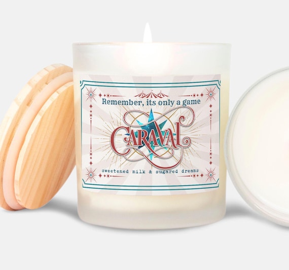 Caraval Candle | Isla de los Sueños | Book Lover Candle, Book Scented Candle, Literary Candle, Book Inspired Candle, Book Candle Scent