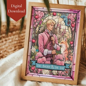 PRINTABLE - The Archer & the Fox Art Print | OUABH | Bookish gift | Booktok merch | Fanart | Gift for Readers | Jacks, Prince of Hearts