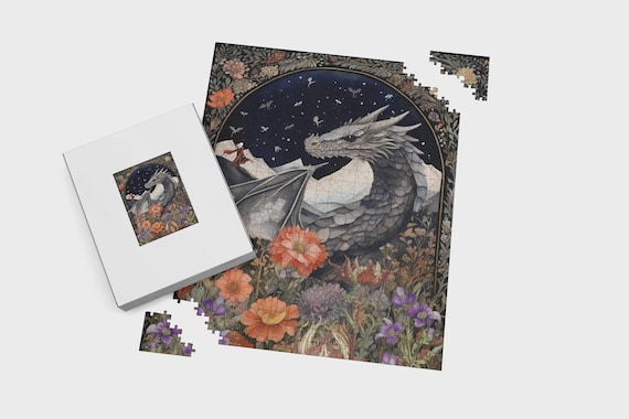 Abraxos Jigsaw Puzzle | Throne of Glass, Manon Blackbeak and the 13