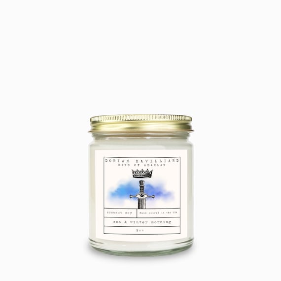 Dorian Havilliard Candle | Throne of Glass |  Book Lover gift, Book Scented Candle, Literary Book Inspired, TOG Book Scent