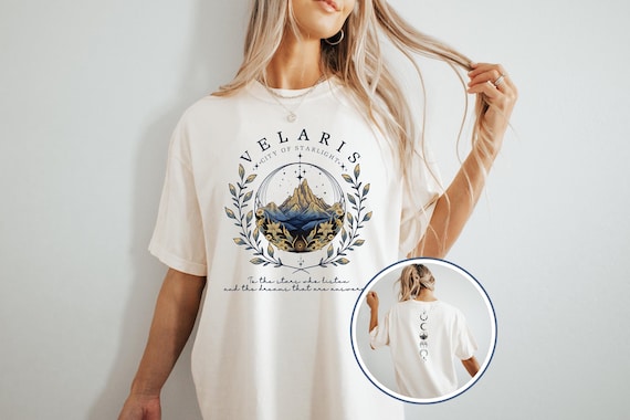 Velaris T-shirt | City of Starlight Gift | ACOTAR ACOMAF | Book Lover Gift Idea | Bookish Gift | Comfort Color Tee | Booktok Merch | SJM