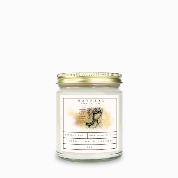 Gavriel Candle | Throne of Glass |  Book Lover gift, Book Scented Candle, Literary Book Inspired, TOG Book Scent | The Lion