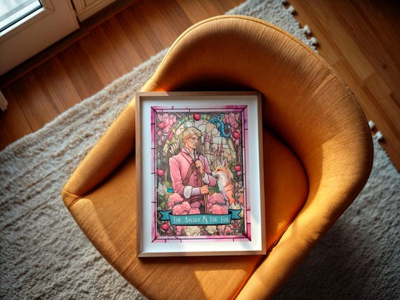 The Archer & the Fox Poster Art Print | Prince of Hearts | OUABH | Bookish gift | Booktok merch | Fanart | Gift for Readers | Evangeline Fox