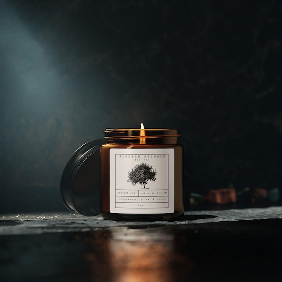 Elspeth Spindle Candle | One Dark Window | Book Lover Candle, Book Scented Candle, Literary Candle, Book Inspired Scent | The Shepherd King