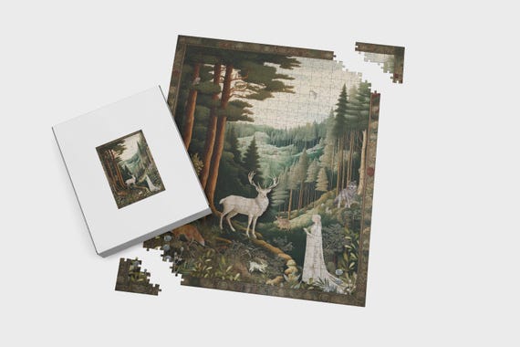 Throne of Glass Tapestry Jigsaw Puzzle 1000 Piece | Cozy Bookish Gift for Reader