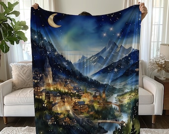 Velaris City of Starlight Blanket | ACOTAR Bookish Gift