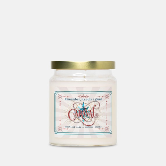 Caraval Book Scented Candle | Sweetened Milk & Sugared Dreams