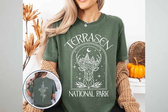 Terrasen T-shirt | TOG Gift | Throne of Glass | Book Lover Gift Idea | Bookish Gift | Comfort Color Tee | Booktok Merch | Aelin Galathynius