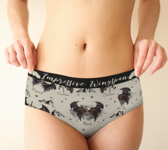 Bat Boy Women's Cheeky underwear | ACOTAR |  Velaris, Night court | Rhysand, Cassian, Azriel | ACOMAF | Bookish Valentine's gift