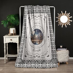 crescent city reading blanket bookish gift
