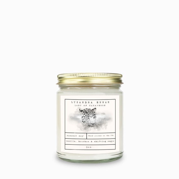 Lysandra Ennar  Candle | Throne of Glass |  Book Lover gift, Book Scented Candle, Literary Book Inspired, TOG Book Scent Vanilla