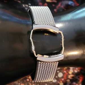 Evinger mens stretch watch band, 19mm vintage new old stock