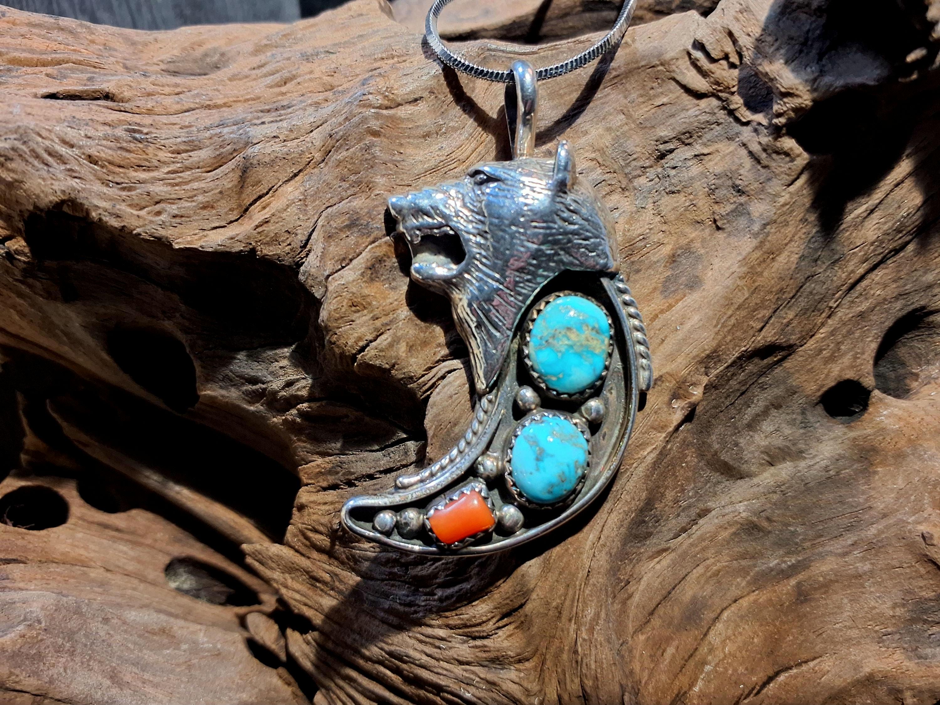 Turquoise Bear Claw - Etsy