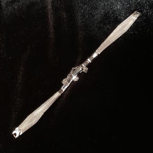Speidel Mesh Antique Watch Band, Silver Tone Gold Fill. New Old Stock