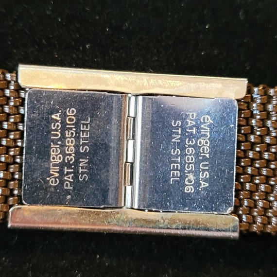 Evinger mens stretch watch band, 19mm vintage new… - image 7
