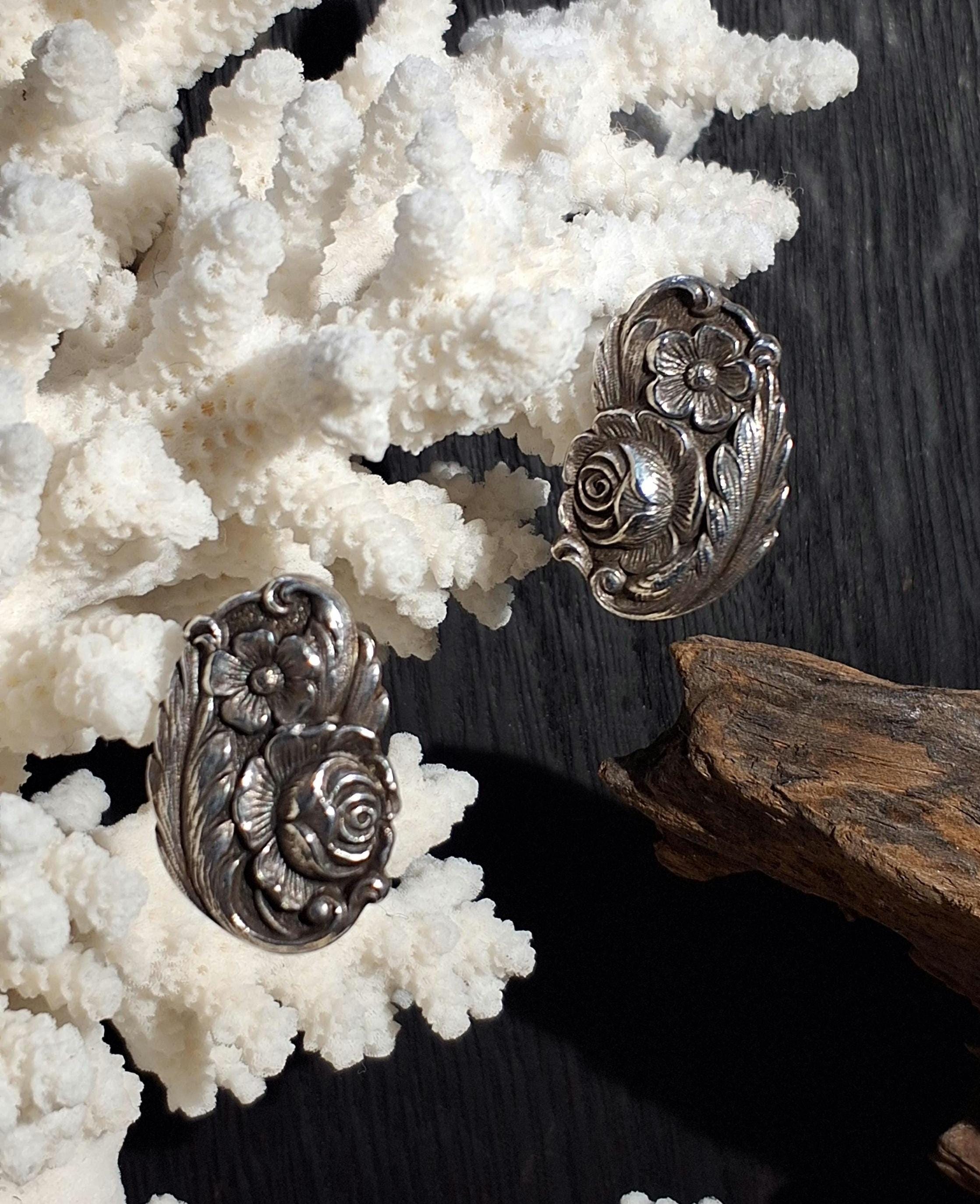 S.Kirk & Son】【純銀】レターナイフ 薔薇 スターリング スケール S